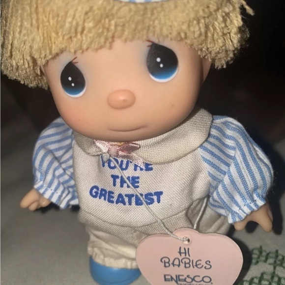The Enesco Precious Moments Hi Babies  Collection 1988 You're the Greatest boy - Picture 2 of 4